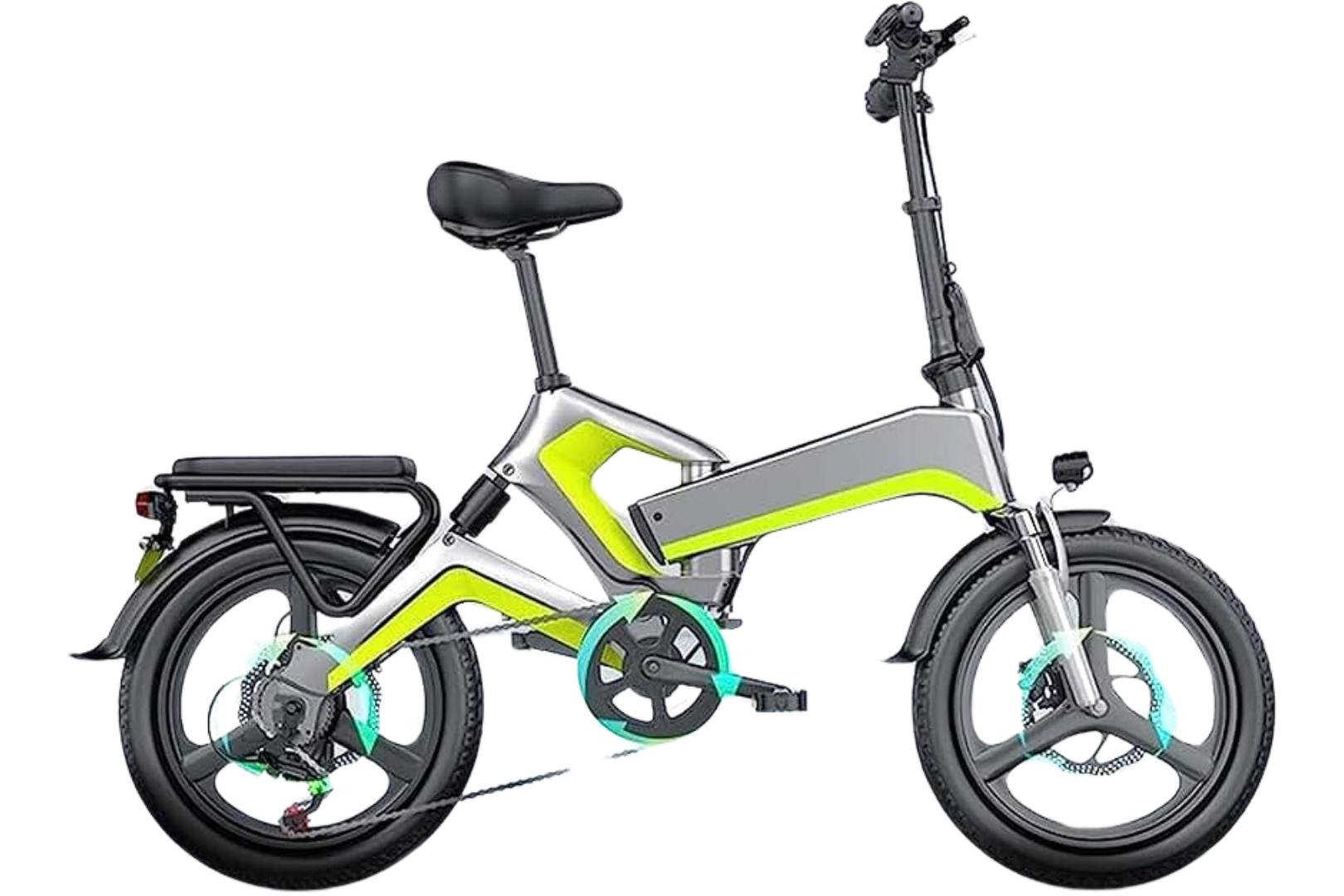 Bicicleta elétrica com motor no cubo